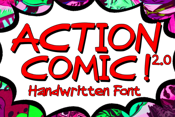 Action Comic 2.0: A Dynamic Display Font for Modern Web Design