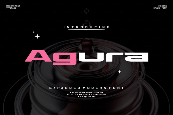 Agura: A Modern Display Font for Editorial Design