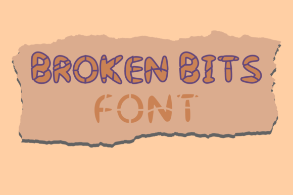 Broken Bits: A Fractured Font for Dynamic Web Design