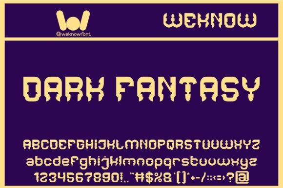 Dark Fantasy: The Ultimate Display Font for Bold Digital Campaigns