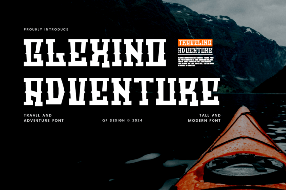 Glexino Adventure Font: A Bold Choice for Editorial Design