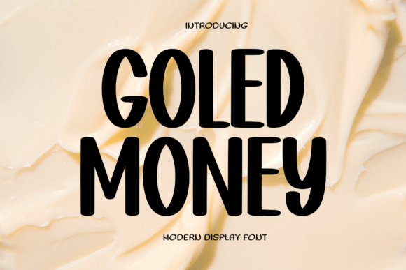 Goled Money: A Timeless Display Font for Web Design and Branding