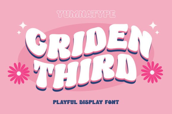 Griden Third: A Bold Display Font for Impactful Branding