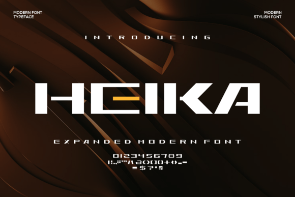 Heika: A Modern Font for Bold, Eye-Catching Digital Design
