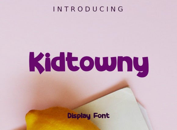 Kidtowny: Bold Display Font for Memorable Branding and Digital Campaigns