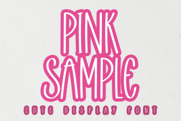 Pink Sample: A Versatile Display Font for Modern Web Design