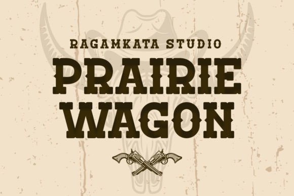Prairie Wagon: A Font for Rugged Elegance in Branding