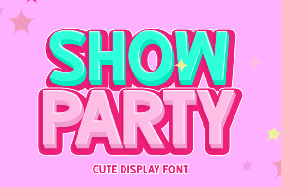 Show Party: A Display Font That Adds Joy to Every Design