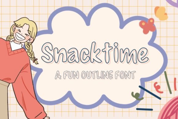 Snacktime: A Playful Display Font for Editorial Creativity