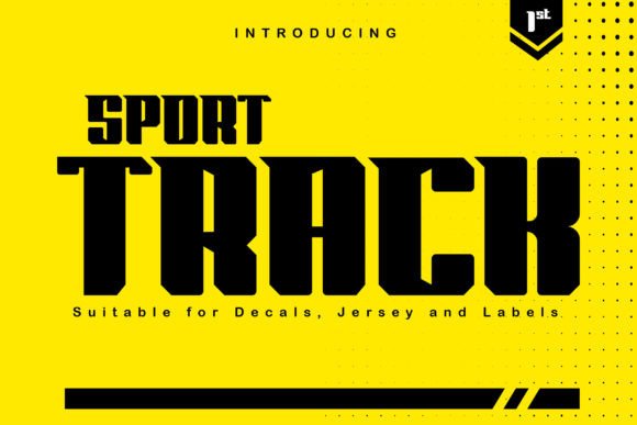 Sport Track: A Bold Sans Serif Font for Impactful Branding