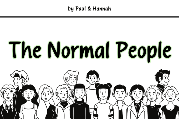 The Normal People Font: A Cute, Playful Choice for Crafters and Designers