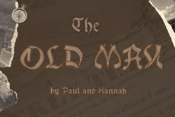 The Old Man: A Display Font with Timeless Character for Web Design