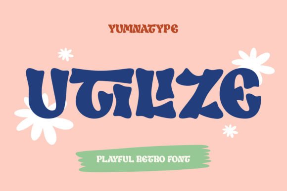 Utilize: A Bold Font for Retro Branding