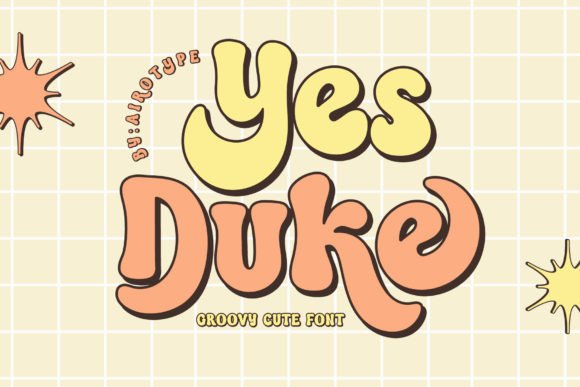Yes Duke: A Retro Serif Font for Vintage Design
