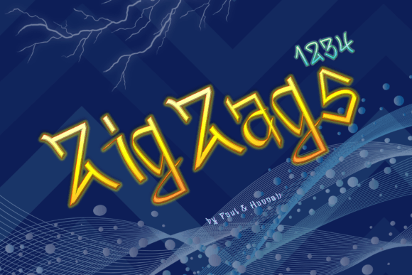 Zigzags 1234: A Font That Makes Your Brand Pop